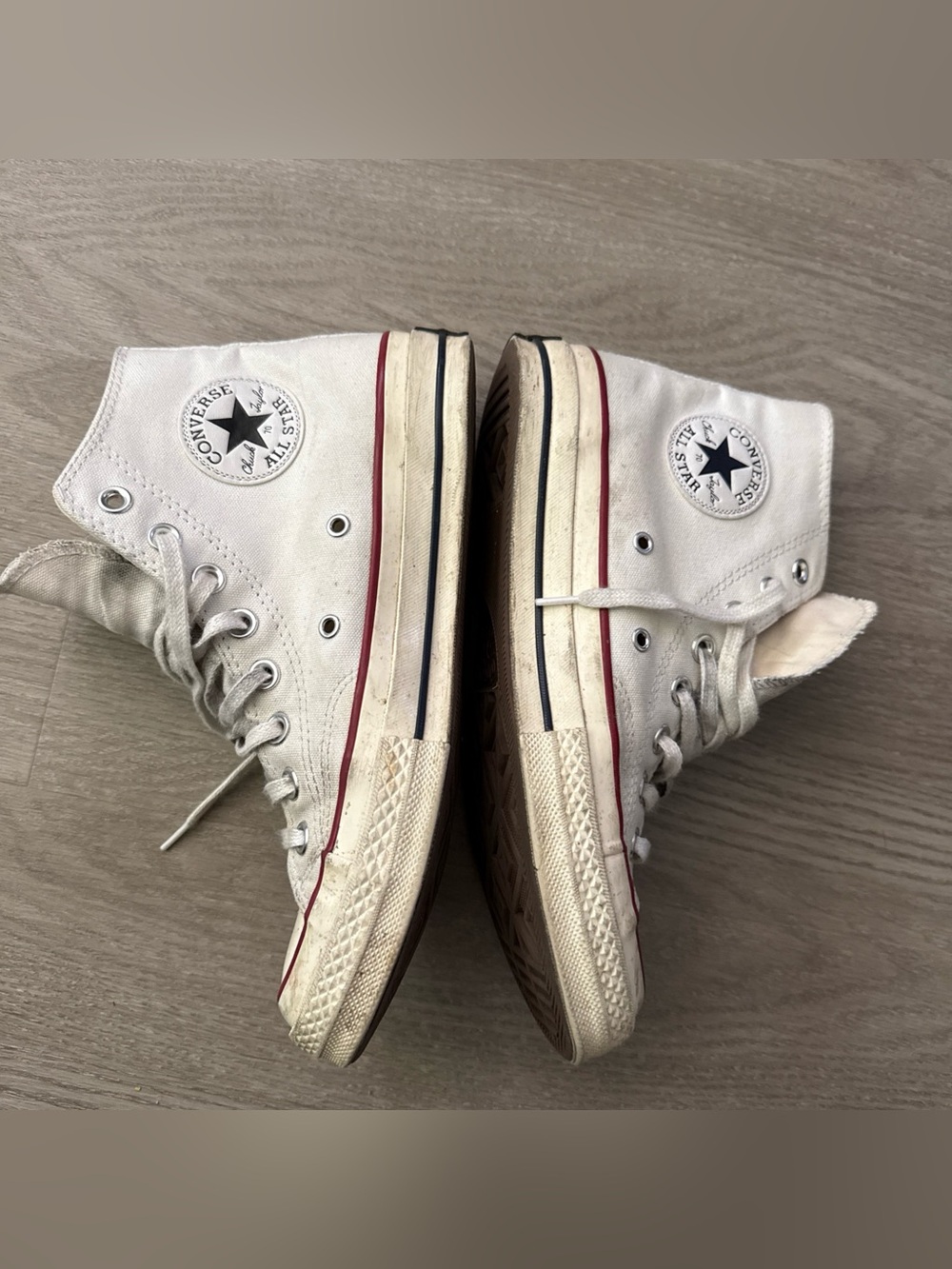Converse Chuck 70 Vintage Canvas High Top Shoes White Mens 6.5 -Women’s 8.5